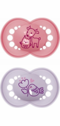 MAM BABY 0714 ORIGINÁLNÍ DUDÍK 6+ PLANET LOVE GIRL