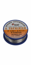 Mega plechová cínka s kalafunou pro pájení cívky 0,7 mm 100 g (60311)