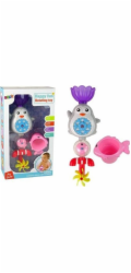 LeanToys Dětská hračka do koupele tučňák