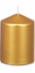 Acorde Válcová svíčka LUNAR Gold, 7 cm
