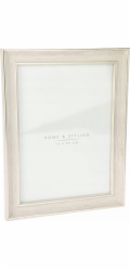 Home Styling Collection Fotorámeček z kolekce bytového stylingu, imitace běleného dřeva, 17 x 22 cm