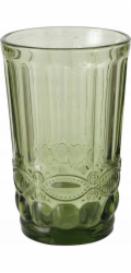Boltze Dekorativní skleněný hrnek ze zeleného skla, AURORA, 300 ml