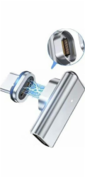Beline BLNAM01 USB-C adaptér - magnetický stříbrný