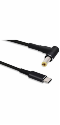 MicroConnect Kabel USB-C - DC 5,5 x 2,5 mm 1,2 m černý (USBC-DC-5A-15V)