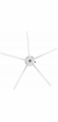 JETtools Boční čisticí kartáč pro Xiaomi Roborock S50 S5 S6 Max T7 / bílý