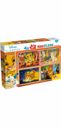 Lisciani DISNEY PUZZLE MAXIFLOOR 4 X 48 LVÍ KRÁL