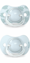 Suavinex 308270-PHYSIOLOGICAL dudlík SX PRO silikonový 2 ks/0-6m/modrý/dreams