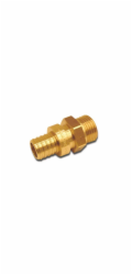 KAN-therm Spojka PUSH 32x4,4 G1 s přírubou, vnější závit, mosaz - 9019.030