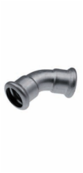 KAN-therm Lisované koleno 45° 15 mm nerezová ocel - 6190041