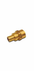 KAN-therm Spojka PUSH 32x4,4 G1 s přírubou, vnitřní závit, mosaz - 9019.040