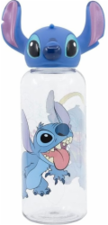 Stitch Disney - lahvička 560 ml s 3D uzávěrem z kolekce Flowers