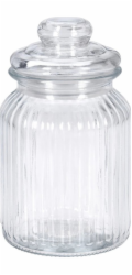 Zeller Žebrovaná sklenice s těsně přiléhajícím víkem, 750 ml