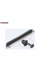 Intellinet Network Solutions 1U 19" kryt do racku, kovový, černý (922197)