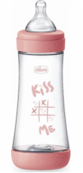 Chicco 00020235110040 Láhev P5 plastová silikonová 300 ml Fast Girl