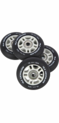 Nils Extreme PU 76x24 82A ČERNÁ MATNÁ (4 ks) + ABEC-9 (8 ks) NILS EXTREME SET