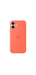 Apple Silikonové pouzdro na iPhone 16 Plus s MagSafe - Tangerine