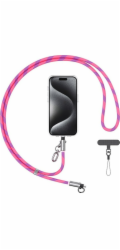 Usams Nabíjecí kabel SJ746 30W USB-C na Lightning s poutkem 1,2 m, růžový