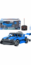 LeanToys RC auto na dálkové ovládání 1:20, světla, kouřový efekt, modré