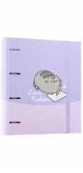 Pusheen - pořadač A4 z kolekce Moments (4 kroužky, gumička)