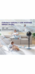 Levoit TempSense R432 DC Cyclone Fan - Automatický ventilátor