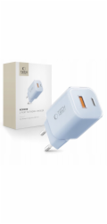 Tech-Protect SÍŤOVÁ NABÍJEČKA NCM33W SE 2 PORTY PD33W/QC3.0 SVĚTLE MODRÁ