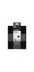 Scotch Gumové antivibrační podložky , 100x100 mm, 4 ks, černé