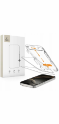 Tech-Protect TVRZENÉ SKLO QUICK SET+ 2 KS PRO IPHONE 16 PRO, ČERNÁ