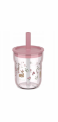 Mepal DĚTSKÁ SKLENICE S BRČKOU MIO 250ML POKŘÍBENÁ ZAHRADA 108023065406