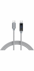 4smarts USB-C - USB-C kabel 1,5 m šedý (541439)