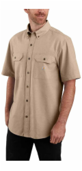 Adidas Tmavě hnědá košile Carhartt Midweight Chambray