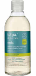 Tołpa Dermo Face Sebio normalizační micelární tekutina na obličej a oči 400 ml
