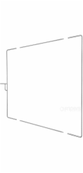 Aurora Difuzní vlajka Scrim Flag SF44 -1/4EV 122x122cm