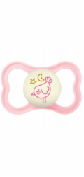 MAM BABY MAM-6+ dudlík SUPREME NIGHT PLANET LOVE, pro holčičky