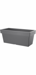 Prosperplast Podlouhlý květináč, květináč, balkonový truhlík LOFLY CASE DLOFC600-405U, Barva šedá, Prosperplast, Rozměry 60x22,5x26 cm
