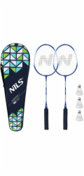 Nils NRZ2052 HLINÍKOVÁ / BADMINTONOVÁ SADA 2 RAKETY + 3 KOŠELKY + ŮV KRYT