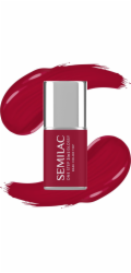 Semilac One Step Glossy 3v1 hybridní lak na nehty S575 tmavě červená 7 ml