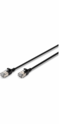 Digitus CAT 6A Třída Ea, F/FTP, kroucená dvojlinka, Cu, LSZH, AWG 32/7, délka: 5 m, černý