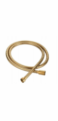Invena Sprchová hadice 150 cm Glamour, zlatá AW-05-150-S