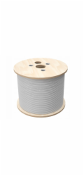 Alantec Kabel U/UTP kategorie 5e, datová komunikace, LSOH, B2ca FireHardy 4x2x24 AWG, 1 Gb/s, 250 MHz, 25letá záruka, certifikace INTERTEK ETL, šedý, 500 m - ALANTEC