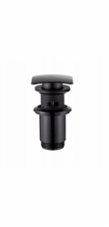 Invena Mosazná zátka click-clack, černá SC-B1-139-L