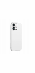 Amazingthing AR hliníkové sklo s 2 čočkami a rámečkem pro fotoaparát pro iPhone 16 / 16 Plus - bílé