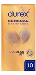 Durex Kondomy Sensual Extra Lube 10 ks