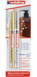 Edding Lesklý olejový popisovač 1-2 mm 2 barvy