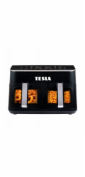 TESLA AirCook DualZone Q460 XXL - multifunkční duální digitální horkovzdušná fritéza