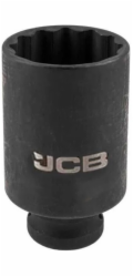 JCB 3/4 hluboký rázový nástrčný klíč 49 mm (12hranný)