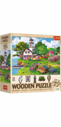 Trefl dřevěné puzzle Letní útočiště 501 dílků (20219)