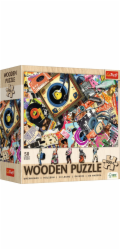 Trefl dřevěné puzzle Ve světě hudby 501 dílků (20221)