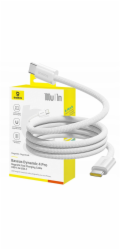 Baseus Dynamic 4 Pro Series Datový Kabel USB-C - USB-C 100W 1m Moon White