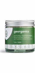 Georganics , prášek na čištění zubů, čajovník, 60 ml