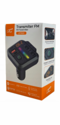 LTC FM vysílač VYSÍLAČ DO AUTO LTCFM MP3 BLUETOOTH TELEFONNÍ VOLÁNÍ 5.3 DC12-24V/USBQC3.0+PD20W